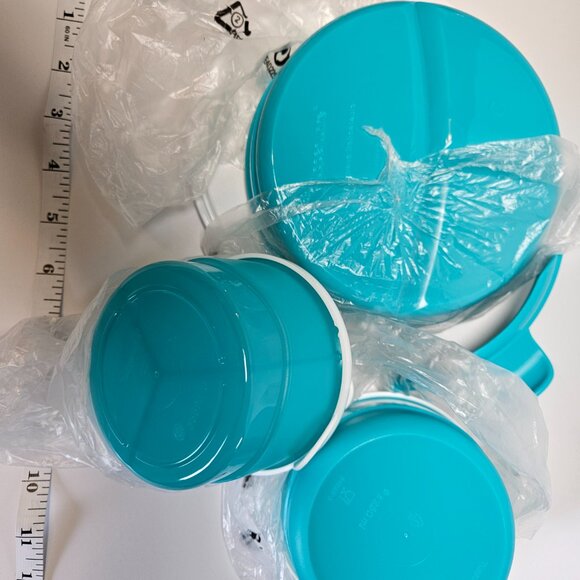 Tupperware Tupperkids 3 piece Feeding set - Blue - Picture 3 of 3